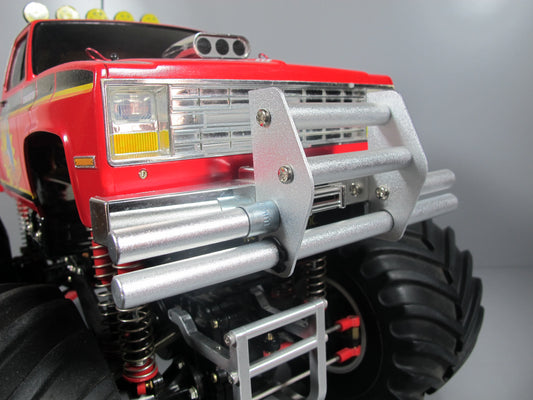 Aluminum Front Mount Animal Guard Bumper for Tamiya 1/10 R/C Super Clodbuster Truck