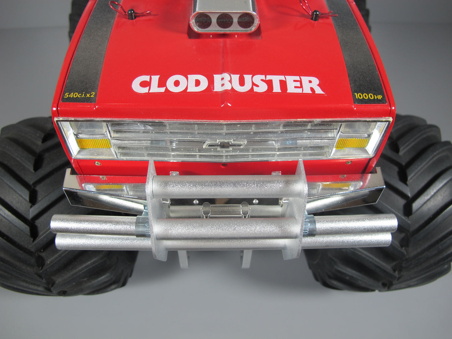 Aluminum Front Mount Animal Guard Bumper for Tamiya 1/10 R/C Super Clodbuster Truck