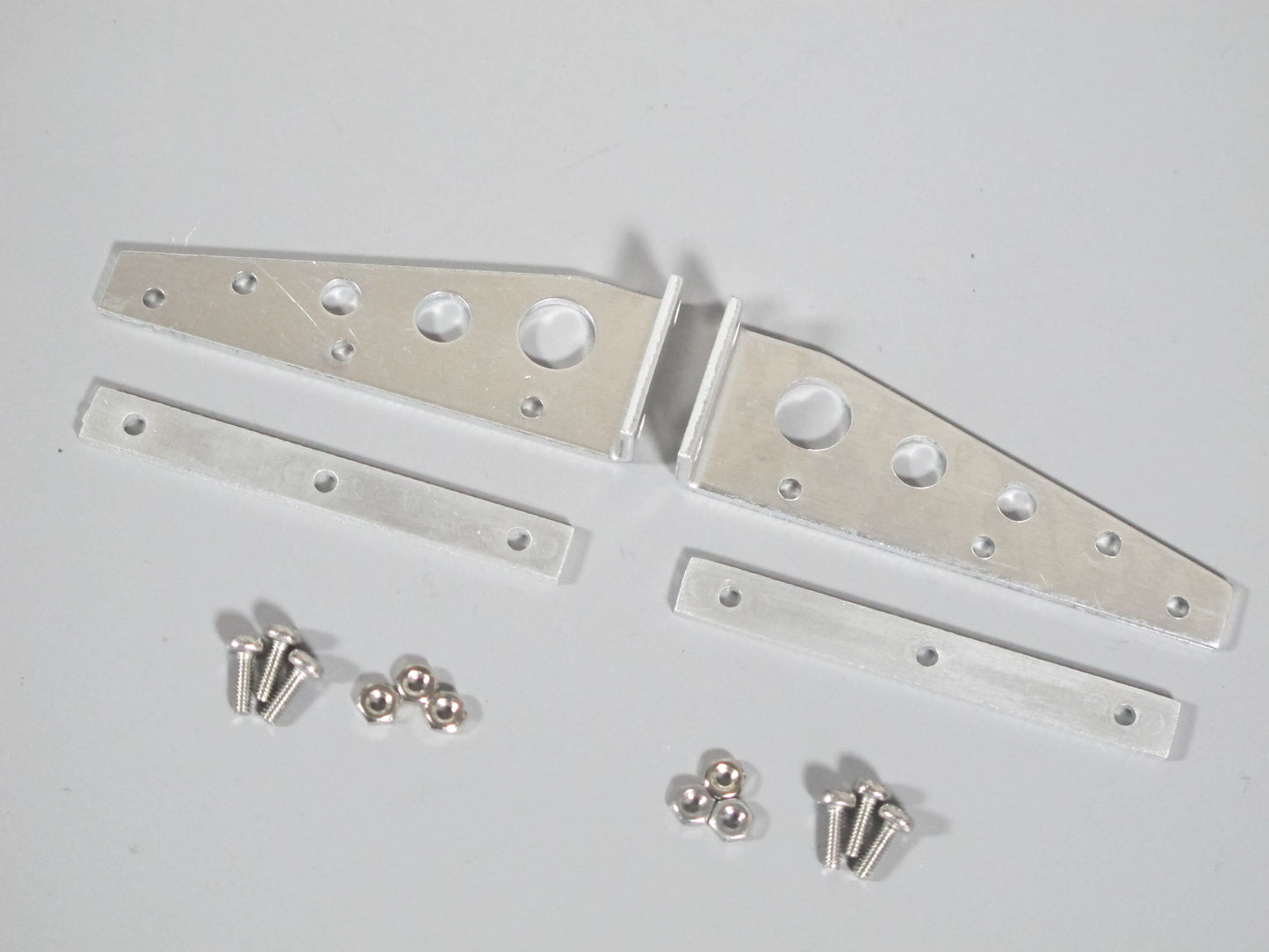 Pair Aluminum Rear Mud Flap Mount Style Hanger Holder Tamiya R/C Toy 1/14 Grand Hauler King Hauler Globeliner Aeromax Cascadia Semi Truck