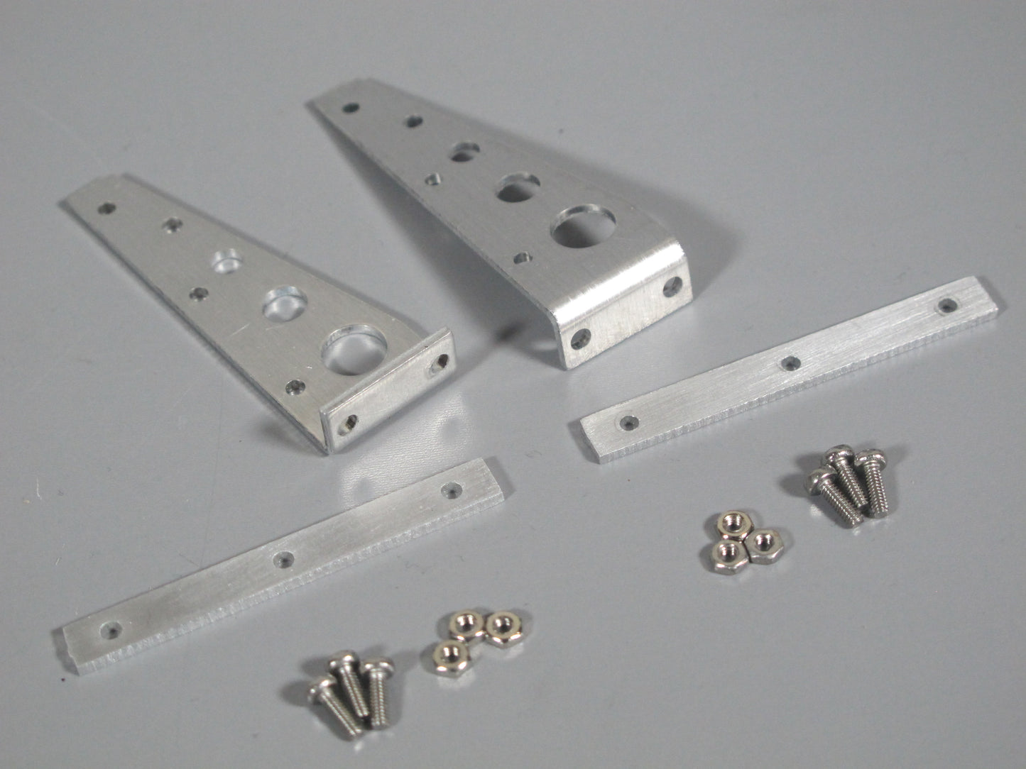 Pair Aluminum Rear Mud Flap Mount Style Hanger Holder Tamiya R/C Toy 1/14 Grand Hauler King Hauler Globeliner Aeromax Cascadia Semi Truck
