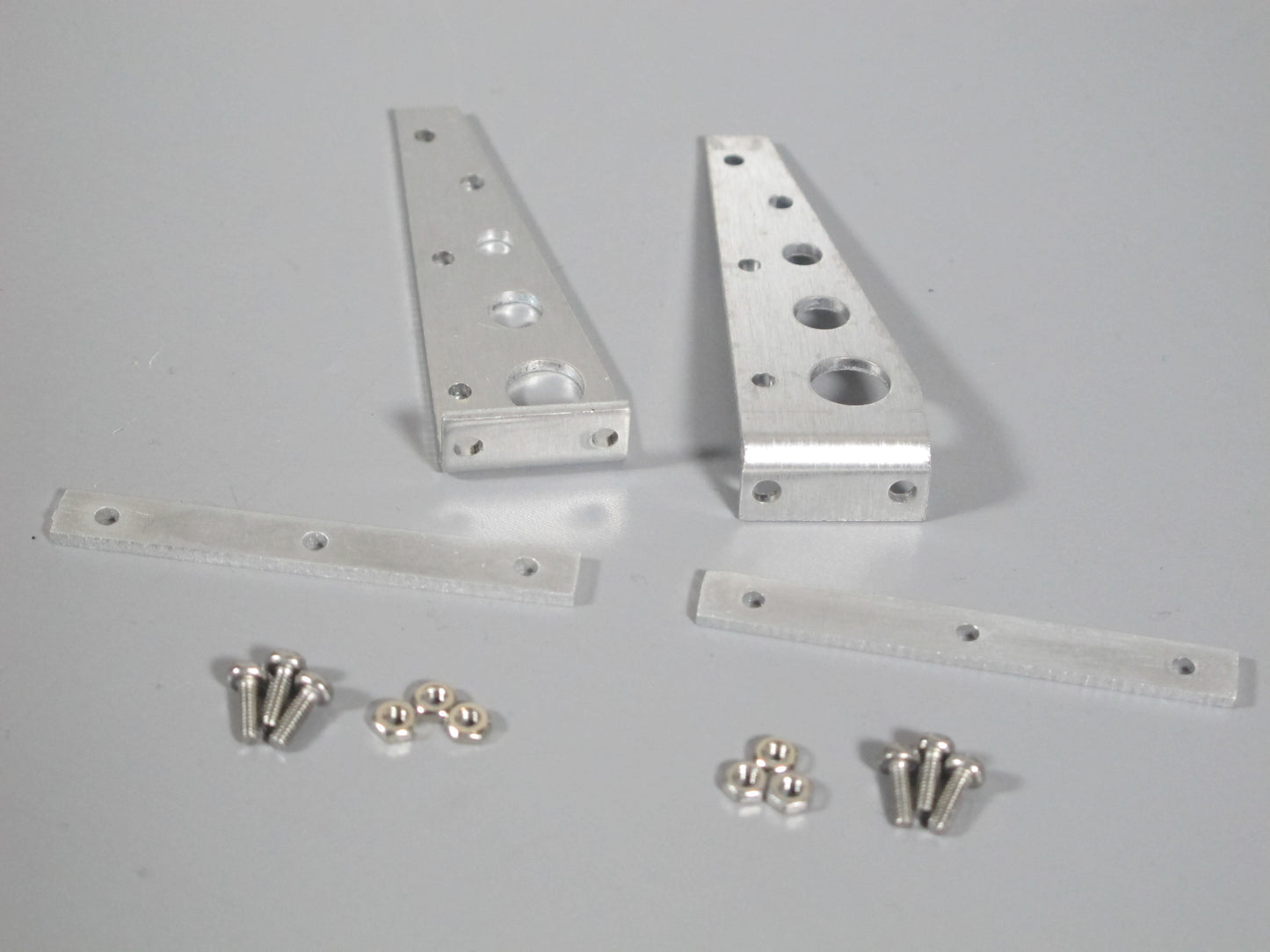 Pair Aluminum Rear Mud Flap Mount Style Hanger Holder Tamiya R/C Toy 1/14 Grand Hauler King Hauler Globeliner Aeromax Cascadia Semi Truck