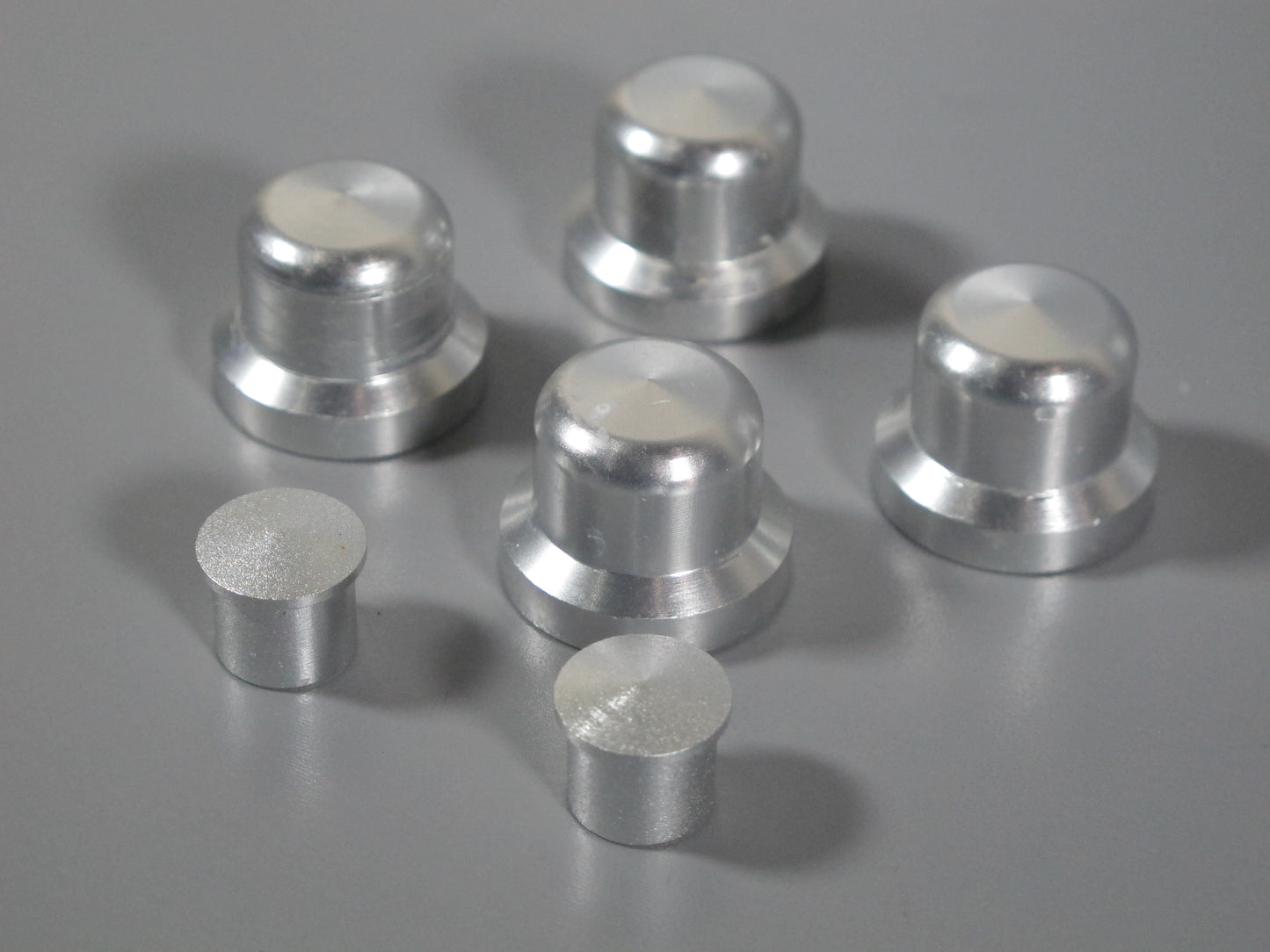 Aluminum Front & Rear Wheel Hub Lock Nuts Set for Tamiya R/C 1/14 King Hauler Grand Hauler Knight Hauler Man Globeliner Scania Actros Volvo