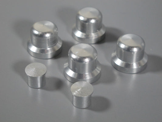 Aluminum Front & Rear Wheel Hub Lock Nuts Set for Tamiya R/C 1/14 King Hauler Grand Hauler Knight Hauler Man Globeliner Scania Actros Volvo