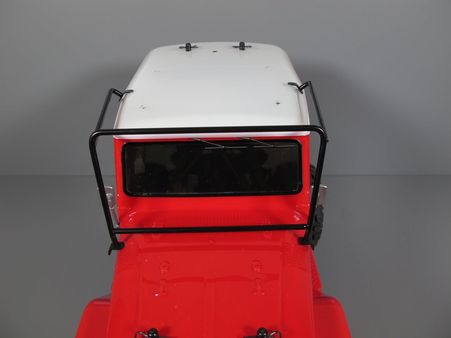Front Hood Windshield Metal Frame Rack Mount Guard for Tamiya 1/10 R/C Toyota Land Cruiser