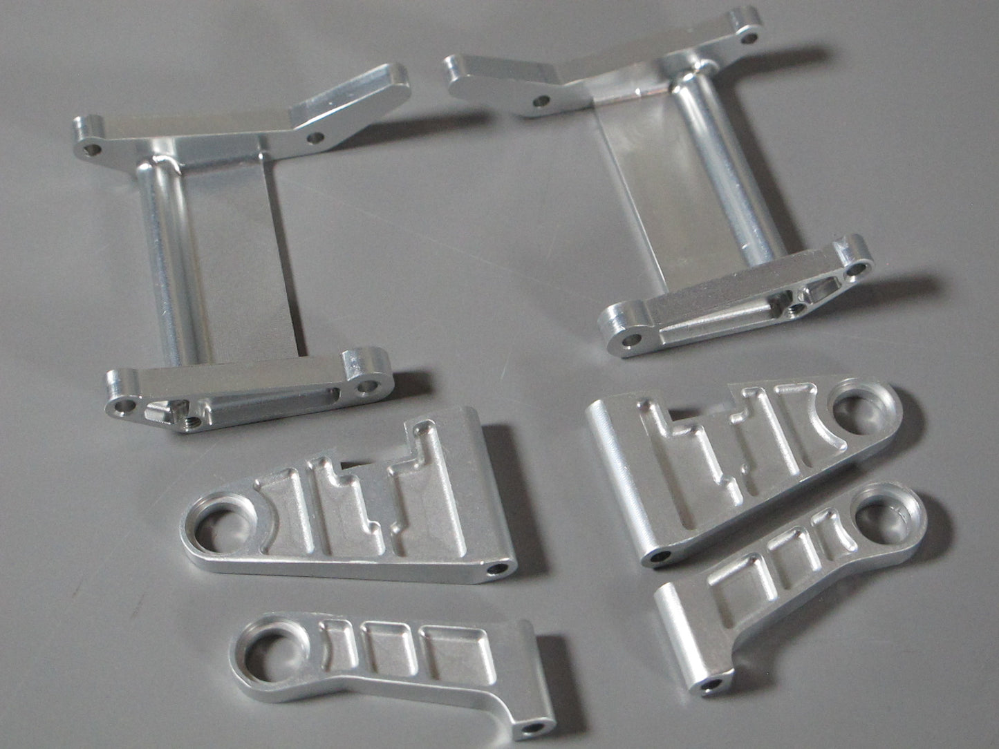 Aluminum Front upper Lower + Rear Lower Control Arm Set 6pcs for Tamiya 1/12 R/C Porsche 959 Toyota Celica Gr.B