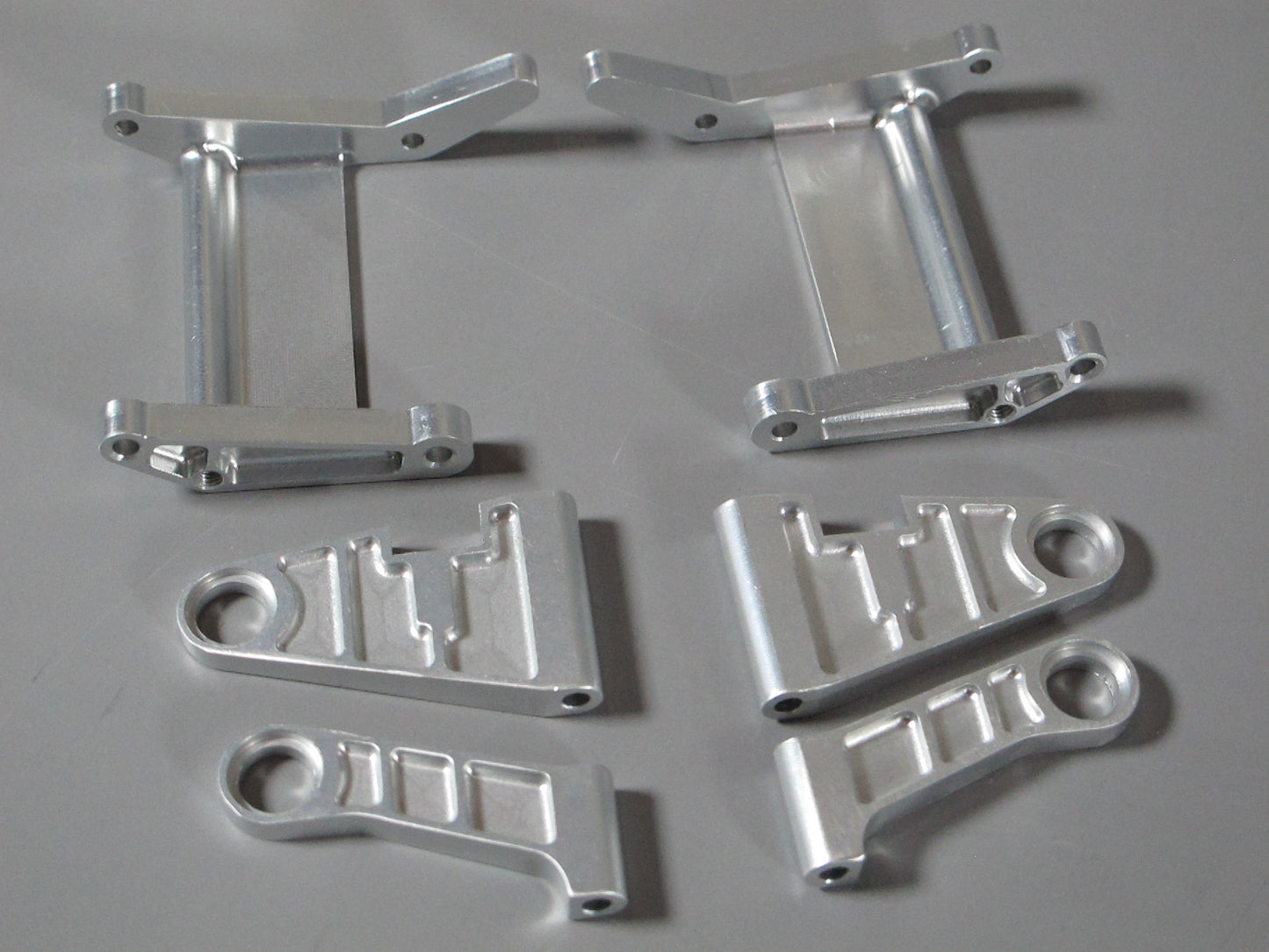 Aluminum Front upper Lower + Rear Lower Control Arm Set 6pcs for Tamiya 1/12 R/C Porsche 959 Toyota Celica Gr.B