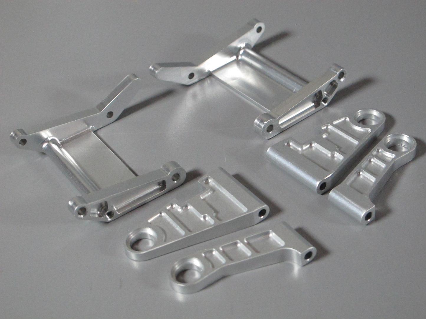 Aluminum Front upper Lower + Rear Lower Control Arm Set 6pcs for Tamiya 1/12 R/C Porsche 959 Toyota Celica Gr.B