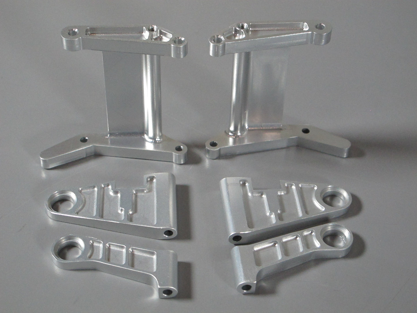 Aluminum Front upper Lower + Rear Lower Control Arm Set 6pcs for Tamiya 1/12 R/C Porsche 959 Toyota Celica Gr.B