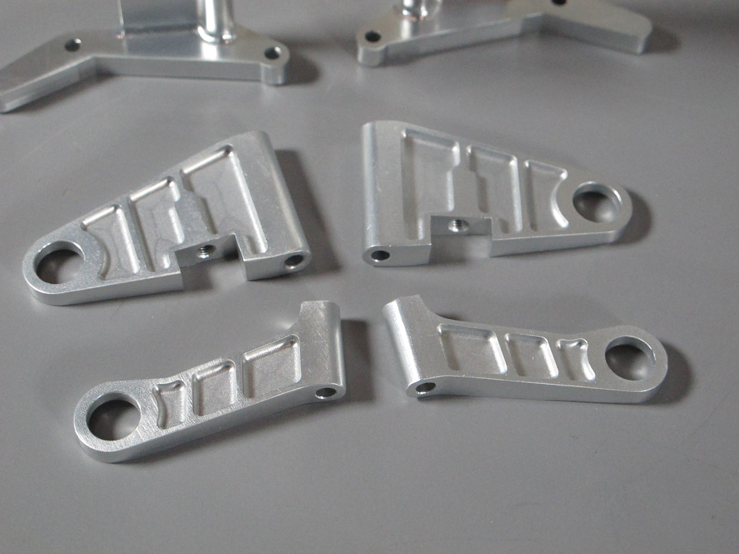 Aluminum Front upper Lower + Rear Lower Control Arm Set 6pcs for Tamiya 1/12 R/C Porsche 959 Toyota Celica Gr.B