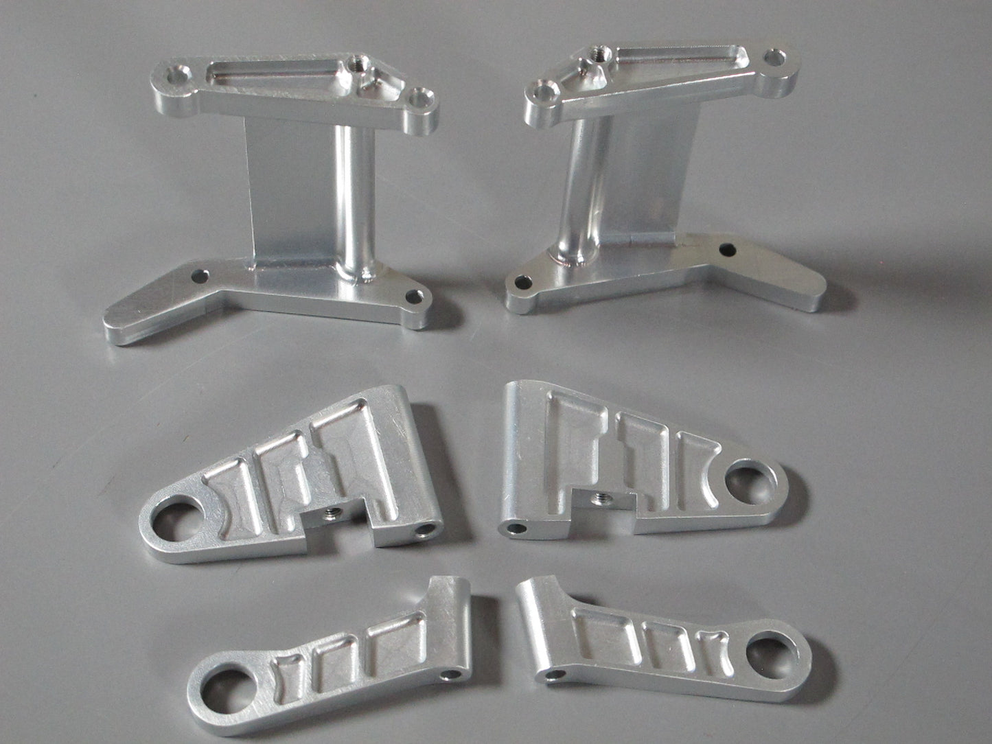 Aluminum Front upper Lower + Rear Lower Control Arm Set 6pcs for Tamiya 1/12 R/C Porsche 959 Toyota Celica Gr.B