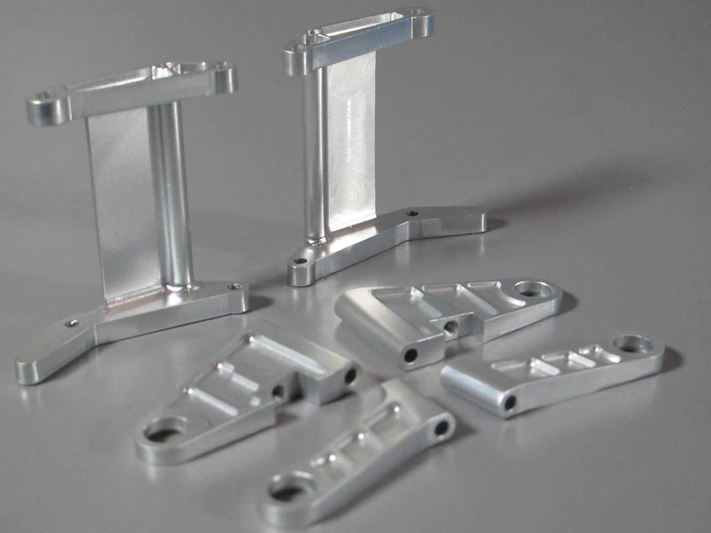 Aluminum Front upper Lower + Rear Lower Control Arm Set 6pcs for Tamiya 1/12 R/C Porsche 959 Toyota Celica Gr.B