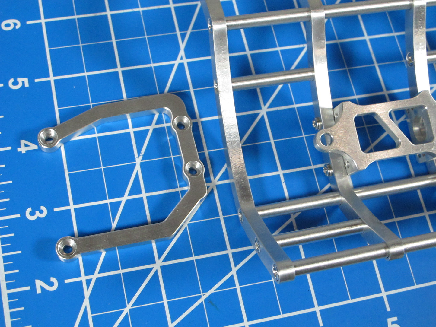 Tamiya 1/10 RC Ford F350 Juggernaut 1 2 Aluminum Front Axle Mount Grill Guard