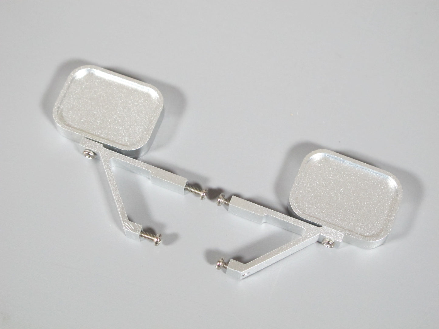 Pair Toy Aluminum Side Mirror Tamiya R/C 1/10 Clodbuster Hilux Blackfoot Brat Monster Beetle Ford Truck