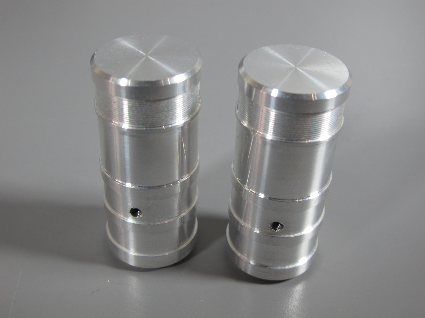 Pair Solid Aluminum Side Air Cleaner Intake Tank for Tamiya 1/14 Semi King Hauler Grand Hauler Truck