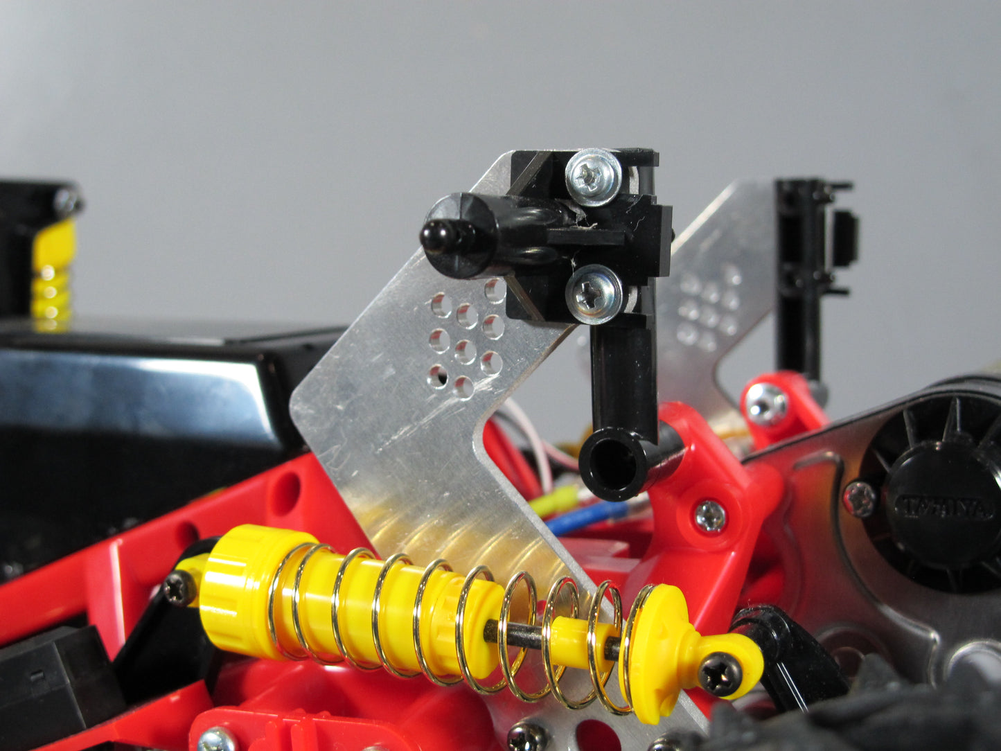 Aluminum Pair Rear Shock Suspension Mount Stay Plate for Tamiya 1/10 R/C Blackfoot Monster Beetle MudBlaster