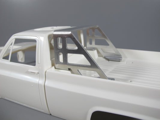 Aluminum One Piece Style Rear Bed Trunk Roll Bar for Tamiya 1/10 RC Super Clodbuster Truck