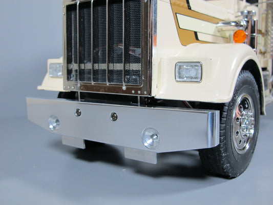 Aluminum Factory Style Front Lower Bumper Style Tamiya 1/14 Semi King Grand Hauler Globeliner Globe Liner