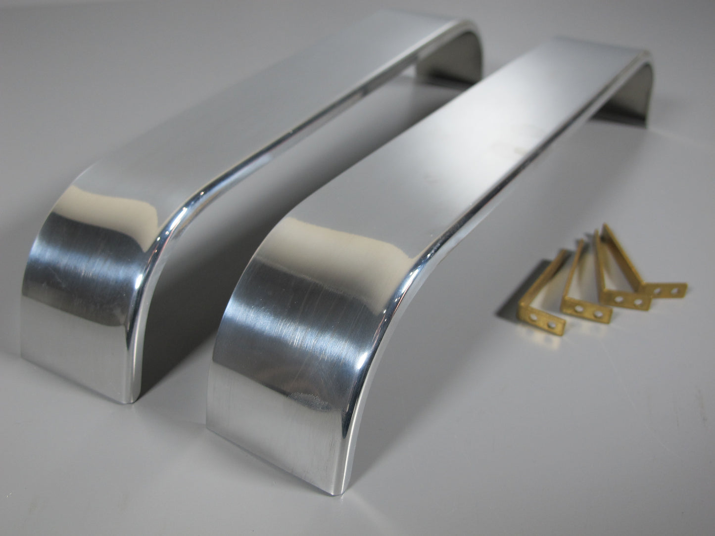 Pair Aluminum Rear Tri Axle Fender Cover + Mount for Tamiya Toy R/C 1/14 King Hauler Grand Hauler Knight Hauler Cascadia Aeromax Semi Truck